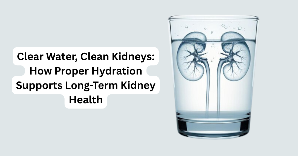 Clear Water, Clean Kidneys: How Proper Hydration Supports Long-Term Kidney Health