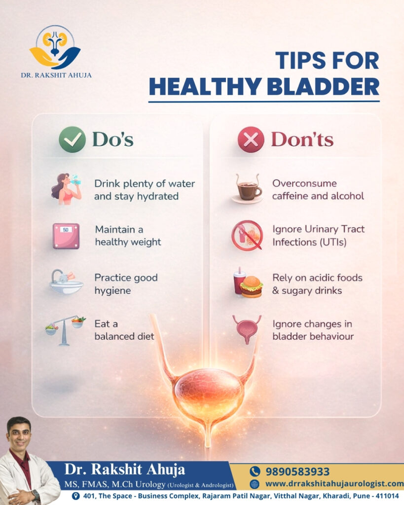 Tips For Bladder Health By- Urologist In Pune