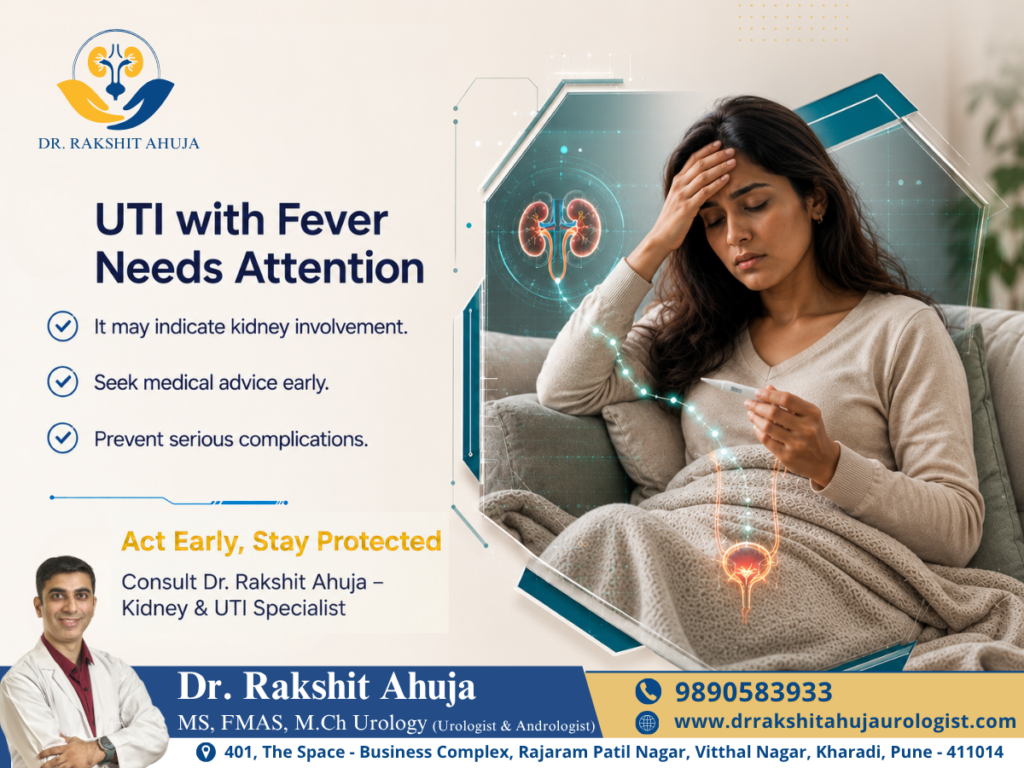 UTI with fever awareness by Dr. Rakshit Ahuja.