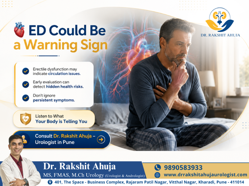 Dr. Rakshit Ahuja ED treatment awareness post