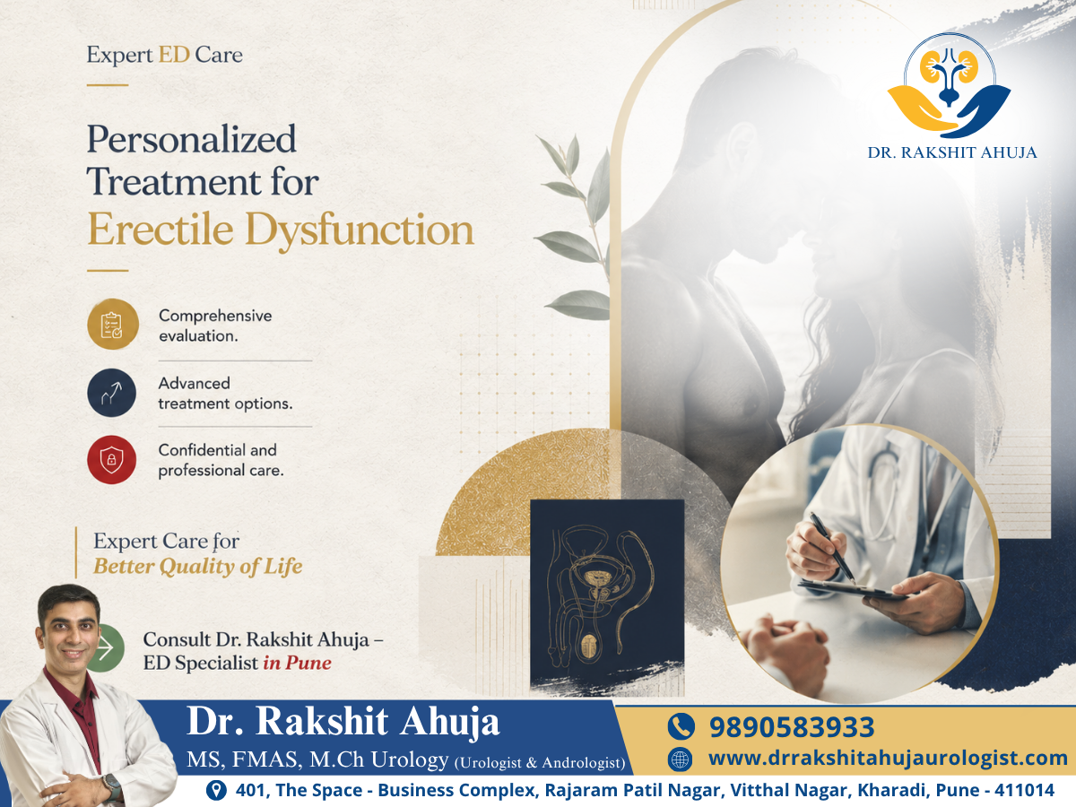 Personalized ED Treatment in Pune: Regain Your Confidence with Expert Care
